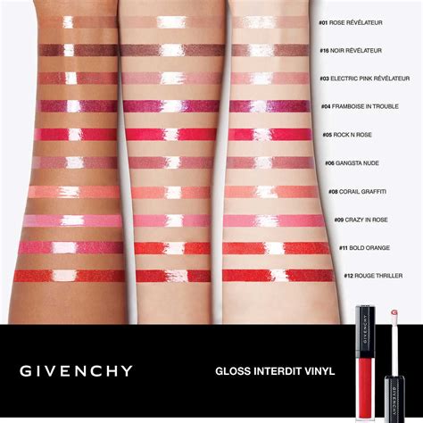 givenchy interdit lipstick swatches|Givenchy universal black lipstick.